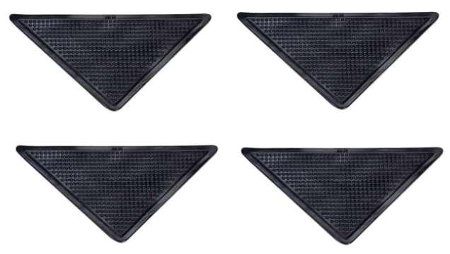 Set 4 Triunghiuri Anti Alunecare Auto Adezive pentru Fixare Covor 16cm